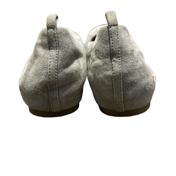 J. CREW Women's Soft Gray Suede Round Toe Ballet Flat Comfortable Shoes-Size 8 - Picture 10 of 14